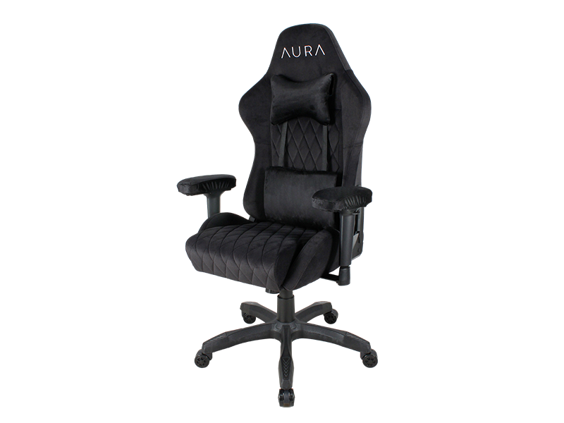 Black gaming chair by AURA Gamers