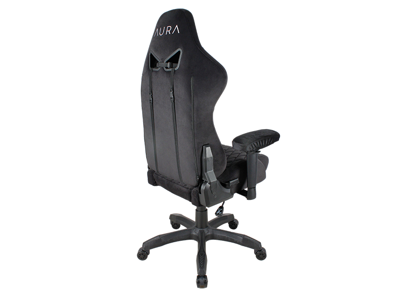 Black gaming chair by AURA Gamers